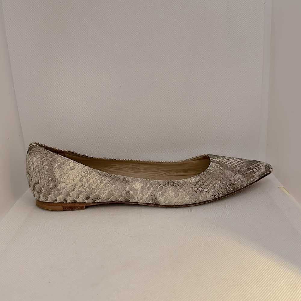 M. Gemi Metallic Python Print Flats Size Eu 40 / … - image 5